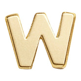 Classic Initial Bead - W