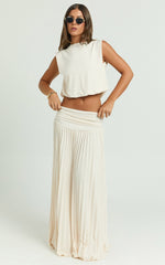 Lioness - Field of Dreams Maxi Skirt in Ivory