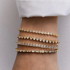 Brooke Tennis Bracelet - Mixed Stones