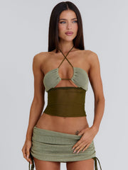 Aubri Shorts Khaki