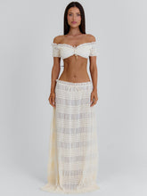 CASSIDEE MAXI SKIRT CREAM
