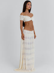 Cassidee Maxi Skirt Cream