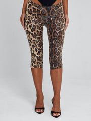 Eira Capri Pant Leopard Sequin