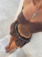 Emerson Mini Skirt Chocolate