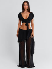 Haillie Top Black
