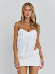 Karana Mini Skirt White