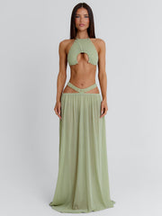 Kayley Crop Top Sage