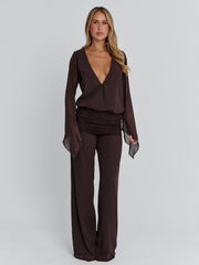 LENNA PANT CHOCOLATE