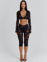 MORENA CAPRI PANT BLACK