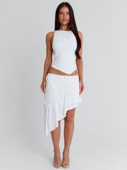 NOEMAI MIDI SKIRT WHITE