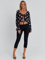LUMAE CAPRI PANTS BLACK