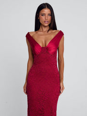 Sylora Maxi Dress Red