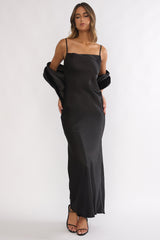 Hadley Scarf Maxi Dress Black