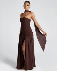 Isadora Chic Slit Maxi Dress