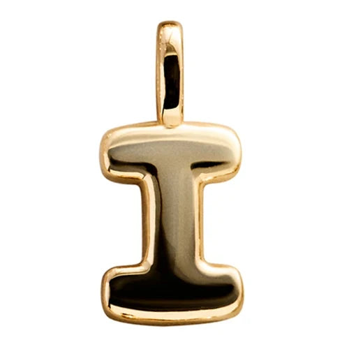 Bubble Letter Cluster Charm - I