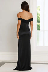 Couture Enchantment Off Shoulder Maxi Dress