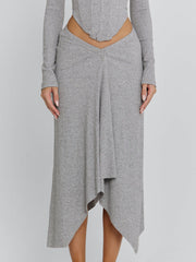 Amelis Maxi Skirt Grey