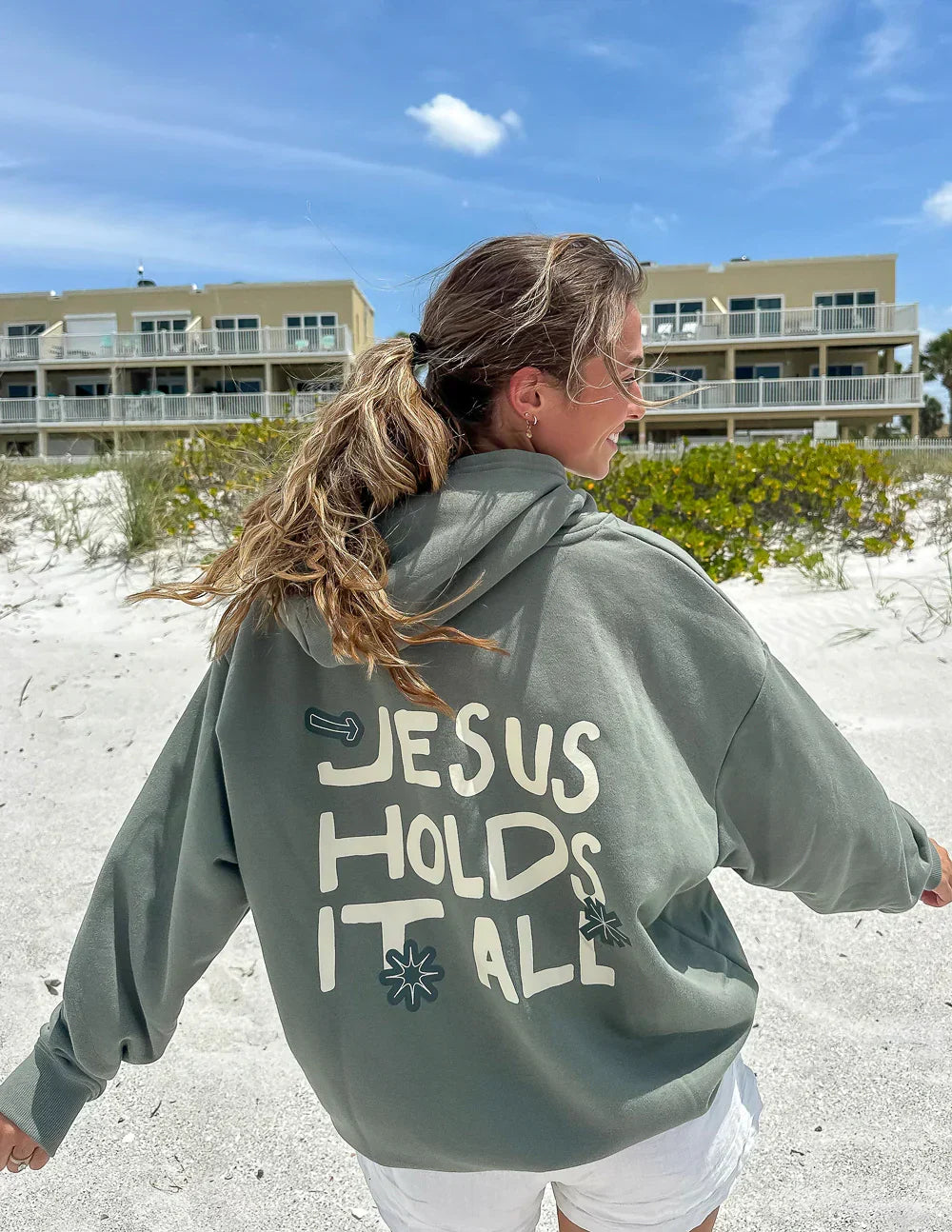 Jesus Holds It All Unisex Hoodie