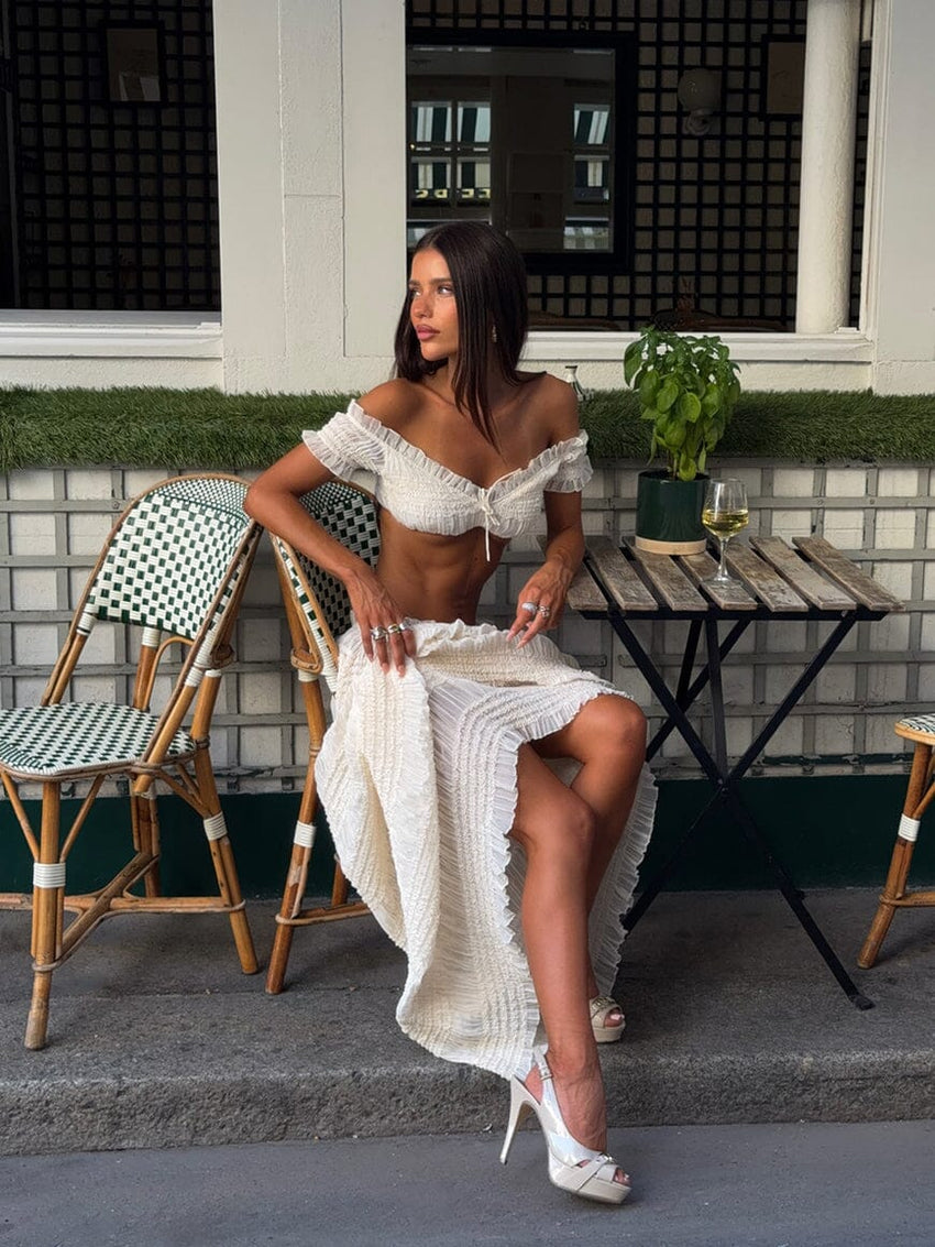 CASSIDEE CROP TOP CREAM