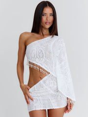 JANNELLE MINI DRESS WHITE