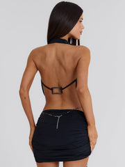 Katy Crop Top Black