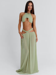 Kayley Crop Top Sage