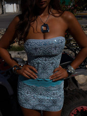 Laurel Mini Dress Blue