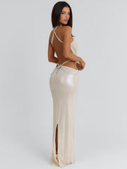 Maddison Maxi Dress Gold