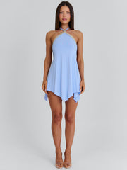 Milagros Mini Dress Blue