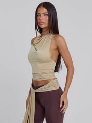Minna Top Tan