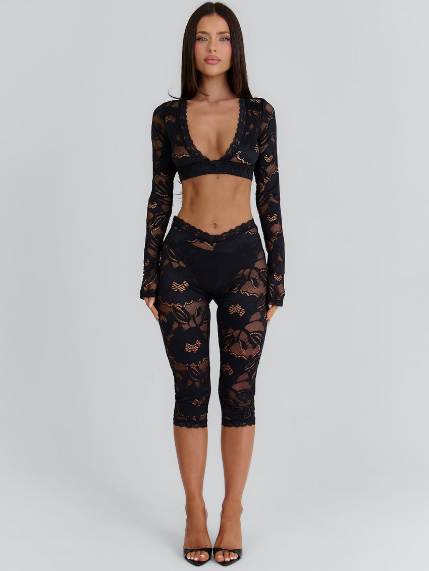 MORENA CAPRI PANT BLACK