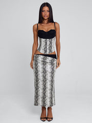 Ravelle Top Silver Snake