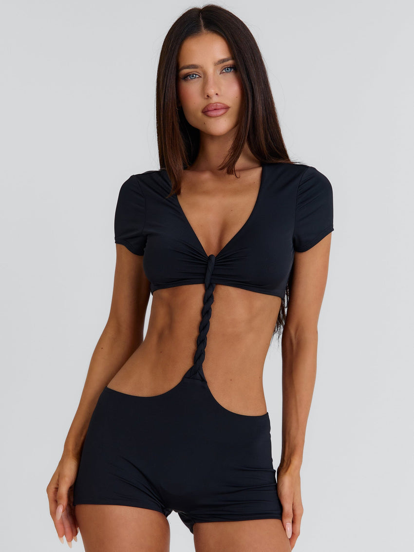 RENAE PLAYSUIT BLACK