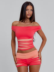 SHERRY SHORTS ORANGE