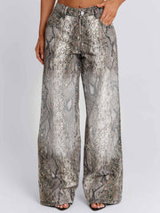 Zeriah Pants Snake Print