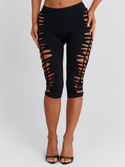 Zhera Capri Pants Black