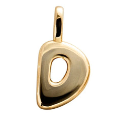 Bubble Letter Cluster Charm - D
