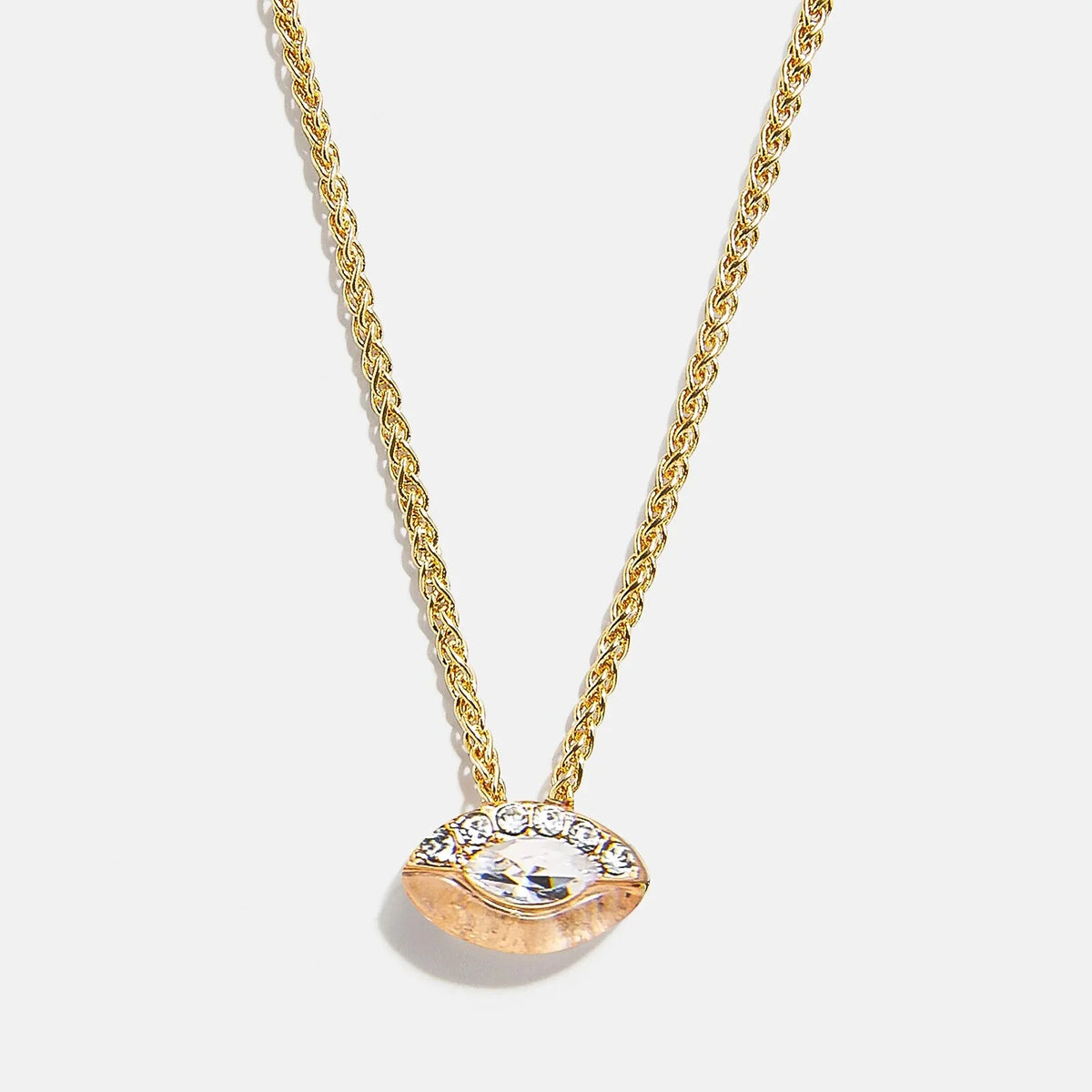Clove Semi-Precious Birthstone Necklace - Crystal