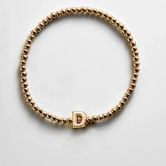 Bubble Letter Pisa Bracelet - Initial Pisa Bracelet