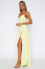 Lemon Solstice Maxi Dress